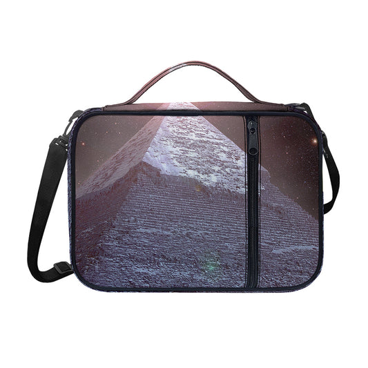 Giza Pyramid Print Shoulder Strap Bible Bag