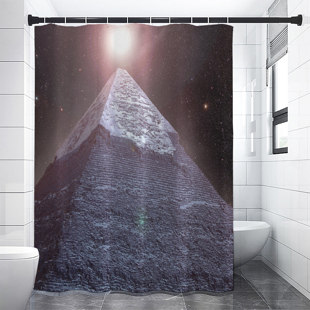 Giza Pyramid Print Shower Curtain