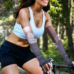 Giza Pyramid Print Sun Protection Arm Sleeves