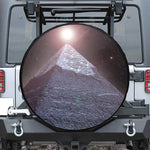 Giza Pyramid Print Tire Cover