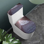 Giza Pyramid Print Toilet Lid And Tank Cover Set