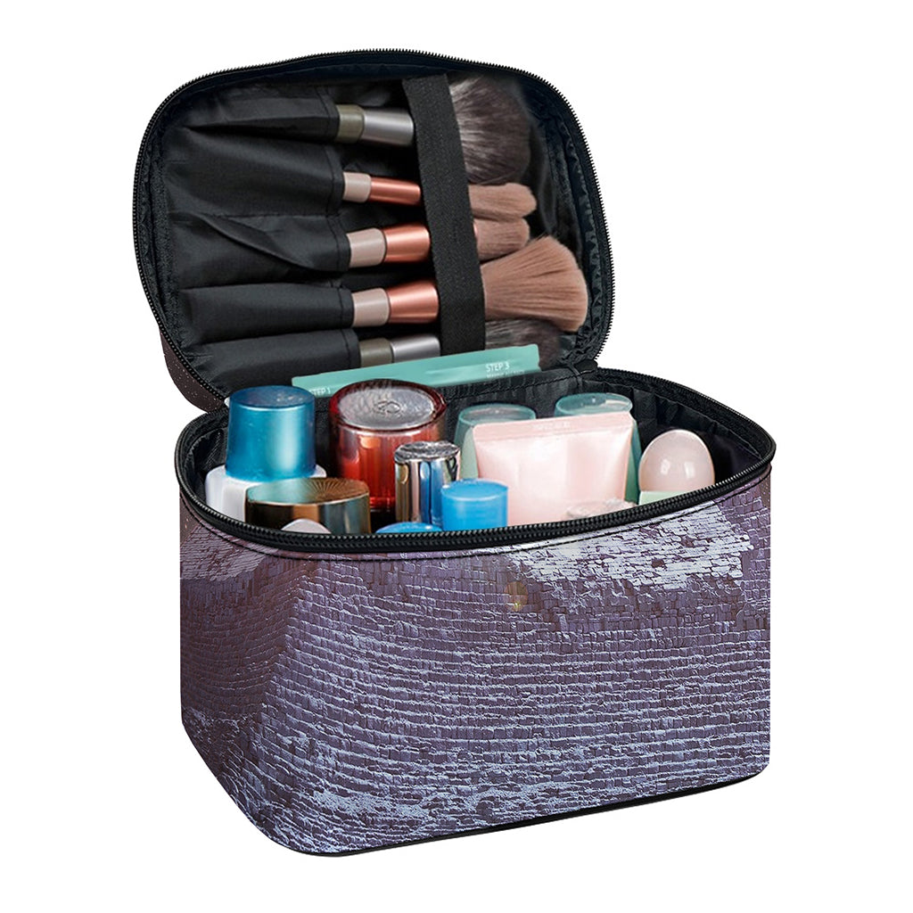 Giza Pyramid Print Travel Makeup Bag
