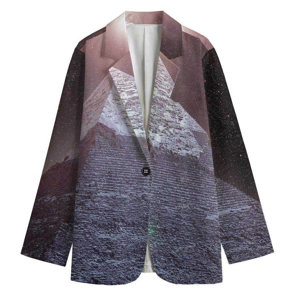 Giza Pyramid Print Women's Blazer