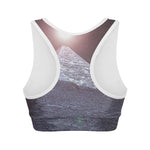 Giza Pyramid Print Women's Sports Bra