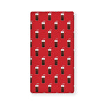 Glass Of Cola Pattern Print Baby Crib Sheet
