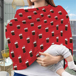 Glass Of Cola Pattern Print Baby Seat Cover