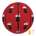 Glass Of Cola Pattern Print Basketball