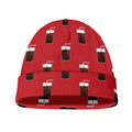 Glass Of Cola Pattern Print Beanie