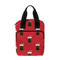 Glass Of Cola Pattern Print Bible Tote Bag