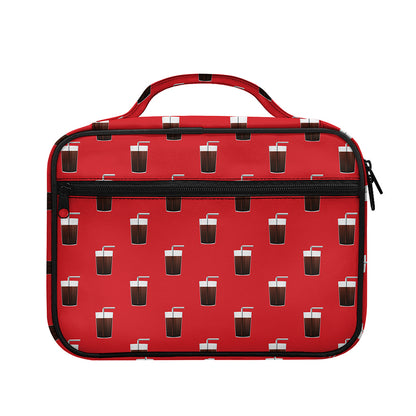 Glass Of Cola Pattern Print Briefcase Bible Bag