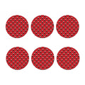 Glass Of Cola Pattern Print Coaster Set
