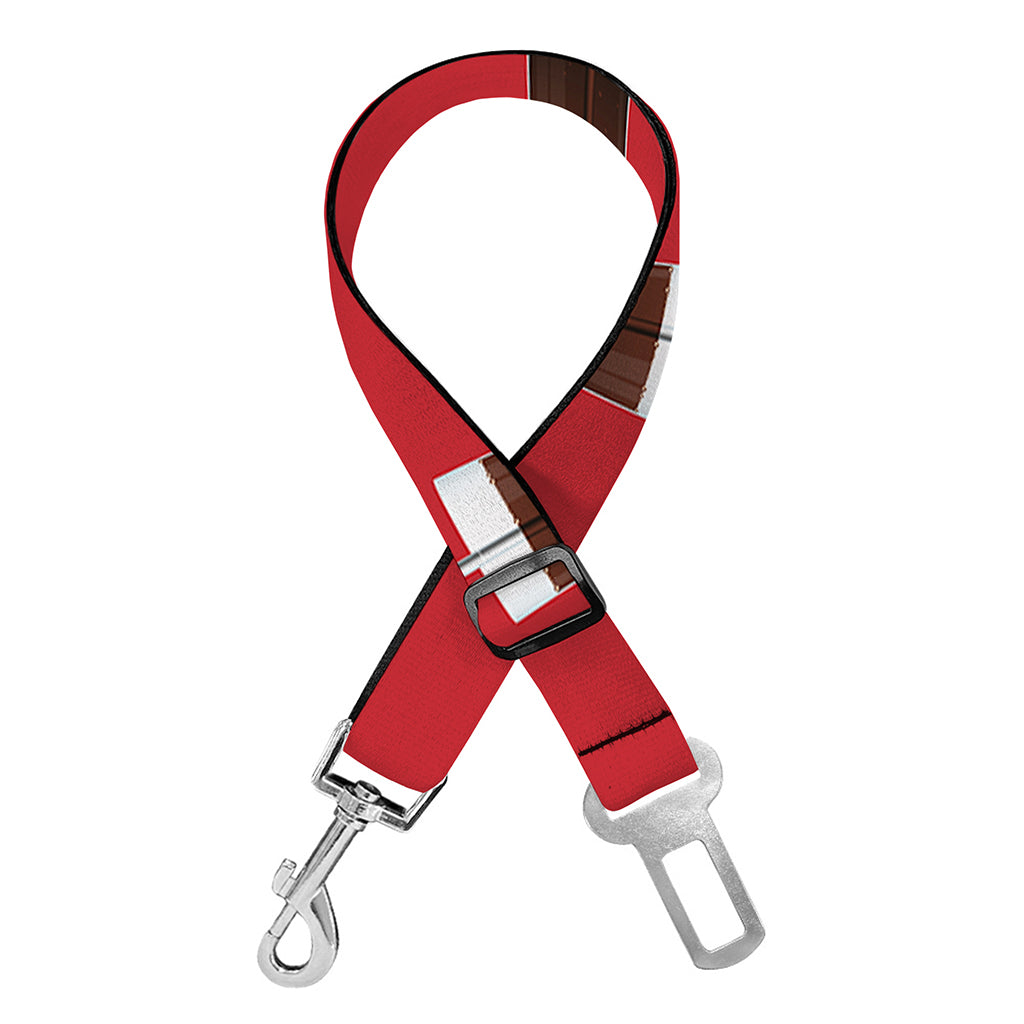Glass Of Cola Pattern Print Dog Seat Belt