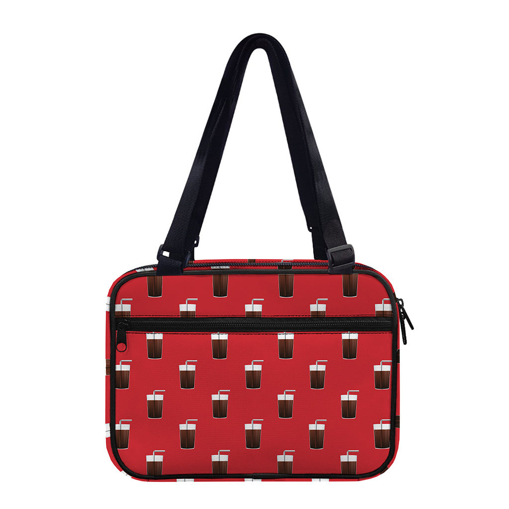 Glass Of Cola Pattern Print Double Strap Bible Bag