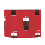 Glass Of Cola Pattern Print Drum Lamp Shade