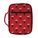 Glass Of Cola Pattern Print Front Pocket Bible Bag