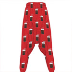 Glass Of Cola Pattern Print Hammer Pants