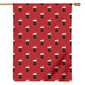 Glass Of Cola Pattern Print House Flag