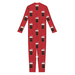 Glass Of Cola Pattern Print Jumpsuit