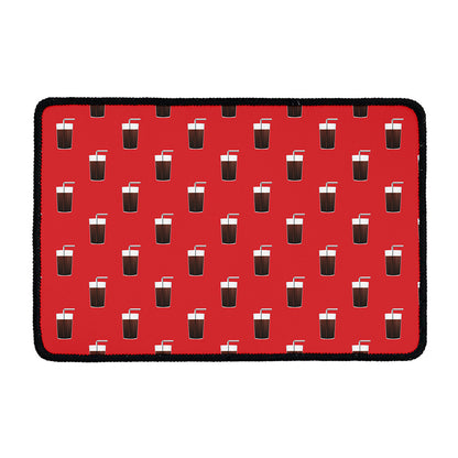 Glass Of Cola Pattern Print Kitchen Mat