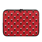 Glass Of Cola Pattern Print Laptop Sleeve