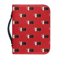 Glass Of Cola Pattern Print Leather Bible Cover