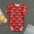 Glass Of Cola Pattern Print Men's Bodysuit