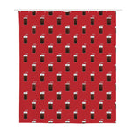 Glass Of Cola Pattern Print Polyester Shower Curtain