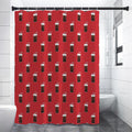 Glass Of Cola Pattern Print Premium Shower Curtain