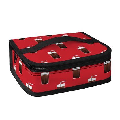 Glass Of Cola Pattern Print Small Lunch Bag