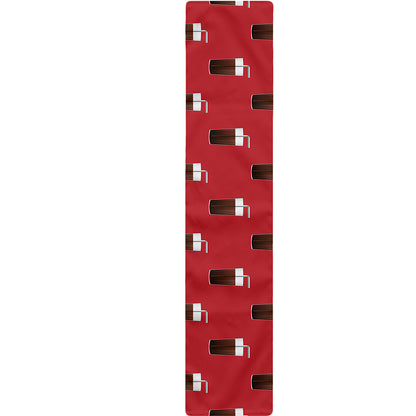 Glass Of Cola Pattern Print Table Runner