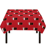 Glass Of Cola Pattern Print Tablecloth