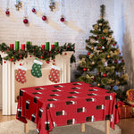 Glass Of Cola Pattern Print Tablecloth