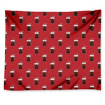 Glass Of Cola Pattern Print Tapestry