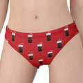 Glass Of Cola Pattern Print Women's Panties