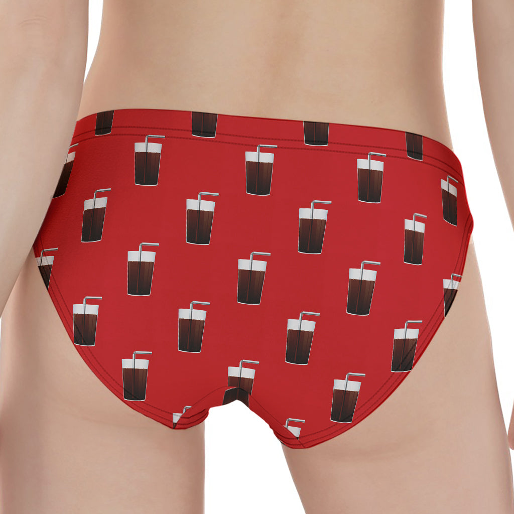 Glass Of Cola Pattern Print Women's Panties