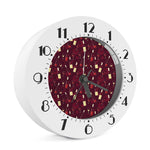 Glasses And Bottles Of Wine Print Alarm Clock