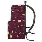 Glasses And Bottles Of Wine Print Backpack
