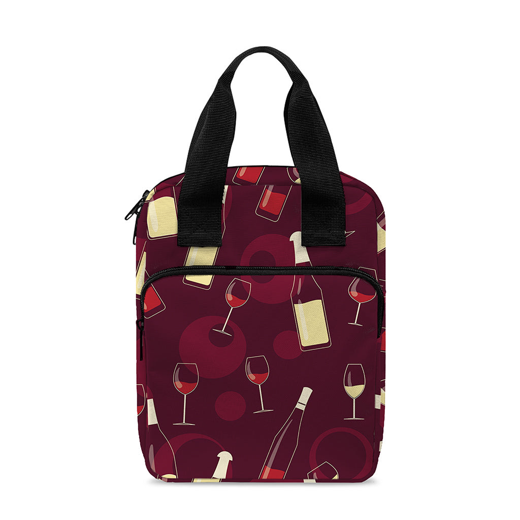 Glasses And Bottles Of Wine Print Bible Tote Bag