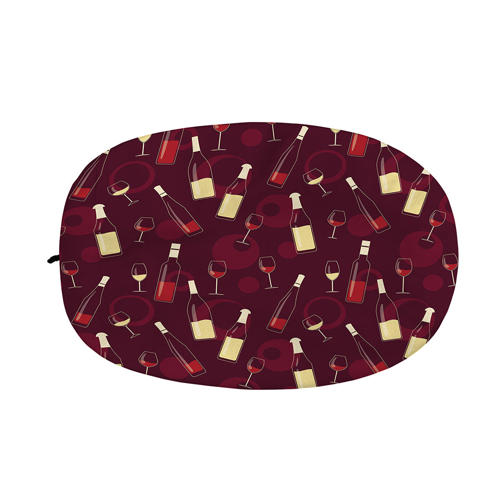 Glasses And Bottles Of Wine Print Car Side Mirror Covers