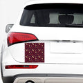 Glasses And Bottles Of Wine Print Car Sticker