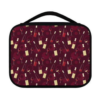 Glasses And Bottles Of Wine Print Classic Bible Case
