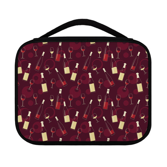Glasses And Bottles Of Wine Print Classic Bible Case