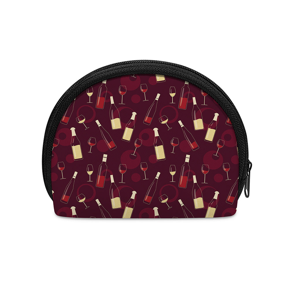 Glasses And Bottles Of Wine Print Coin Purse