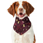 Glasses And Bottles Of Wine Print Dog Bandana