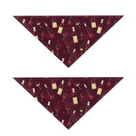 Glasses And Bottles Of Wine Print Dog Bandana