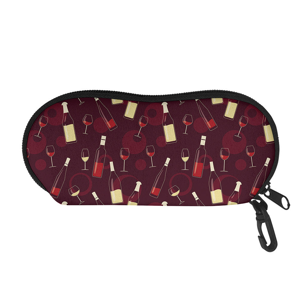 Glasses And Bottles Of Wine Print Glasses Case