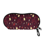 Glasses And Bottles Of Wine Print Glasses Case