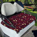 Glasses And Bottles Of Wine Print Golf Cart Seat Cover