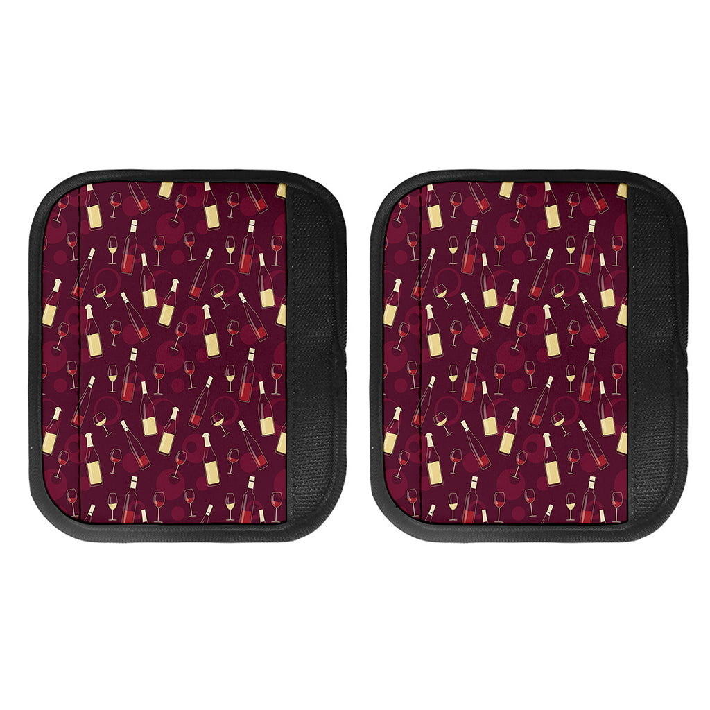 Glasses And Bottles Of Wine Print Handle Covers