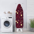Glasses And Bottles Of Wine Print Ironing Board Cover